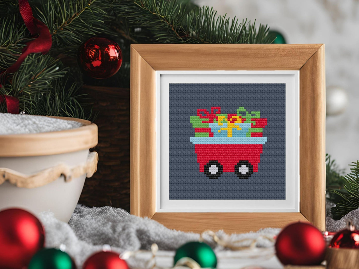 Holiday Train Car Set 2 PDF Pattern