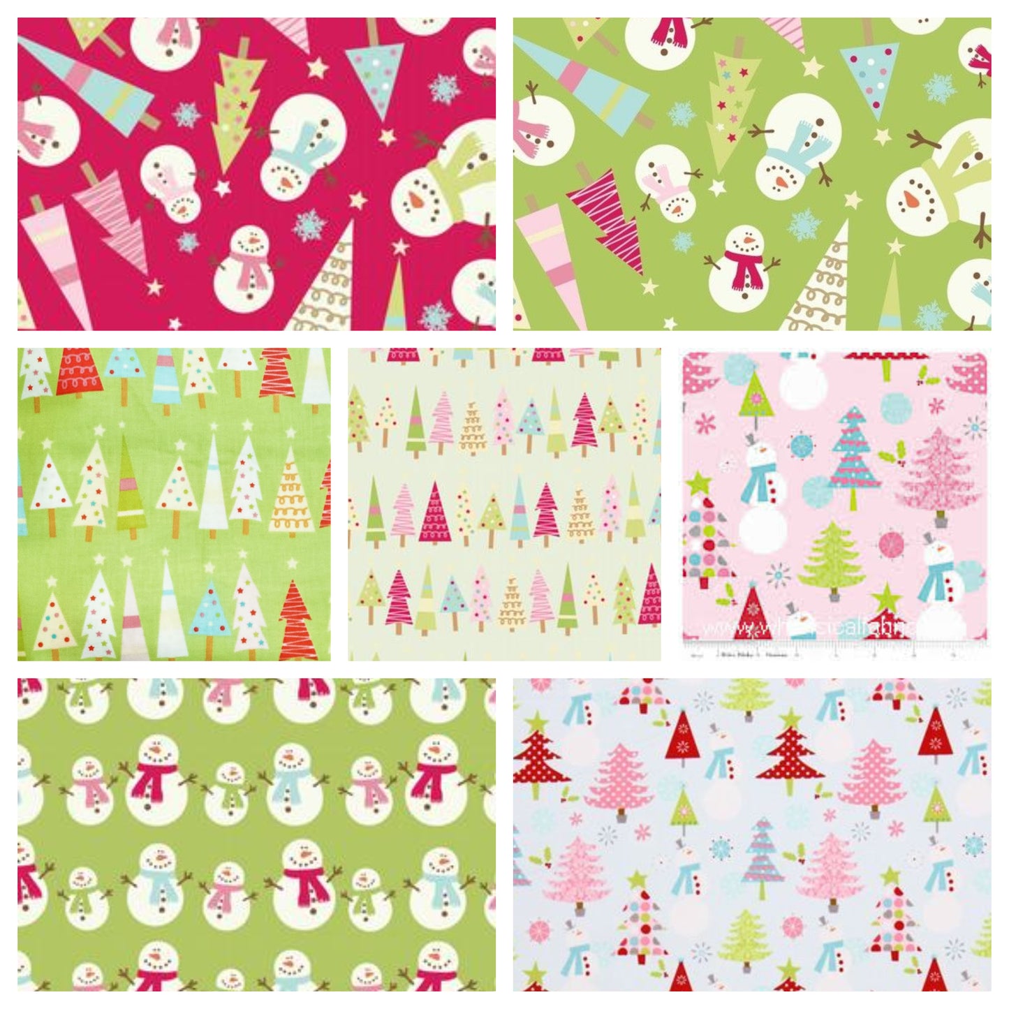 Christmas Stocking with Blank Cross Stitchable Aida Cuff | Quilted and Fully Lined - Be Merry Trees Cream
