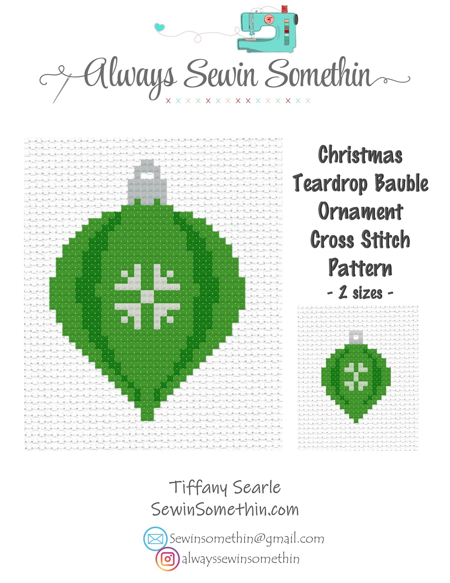 Holiday Baubles Set PDF Pattern
