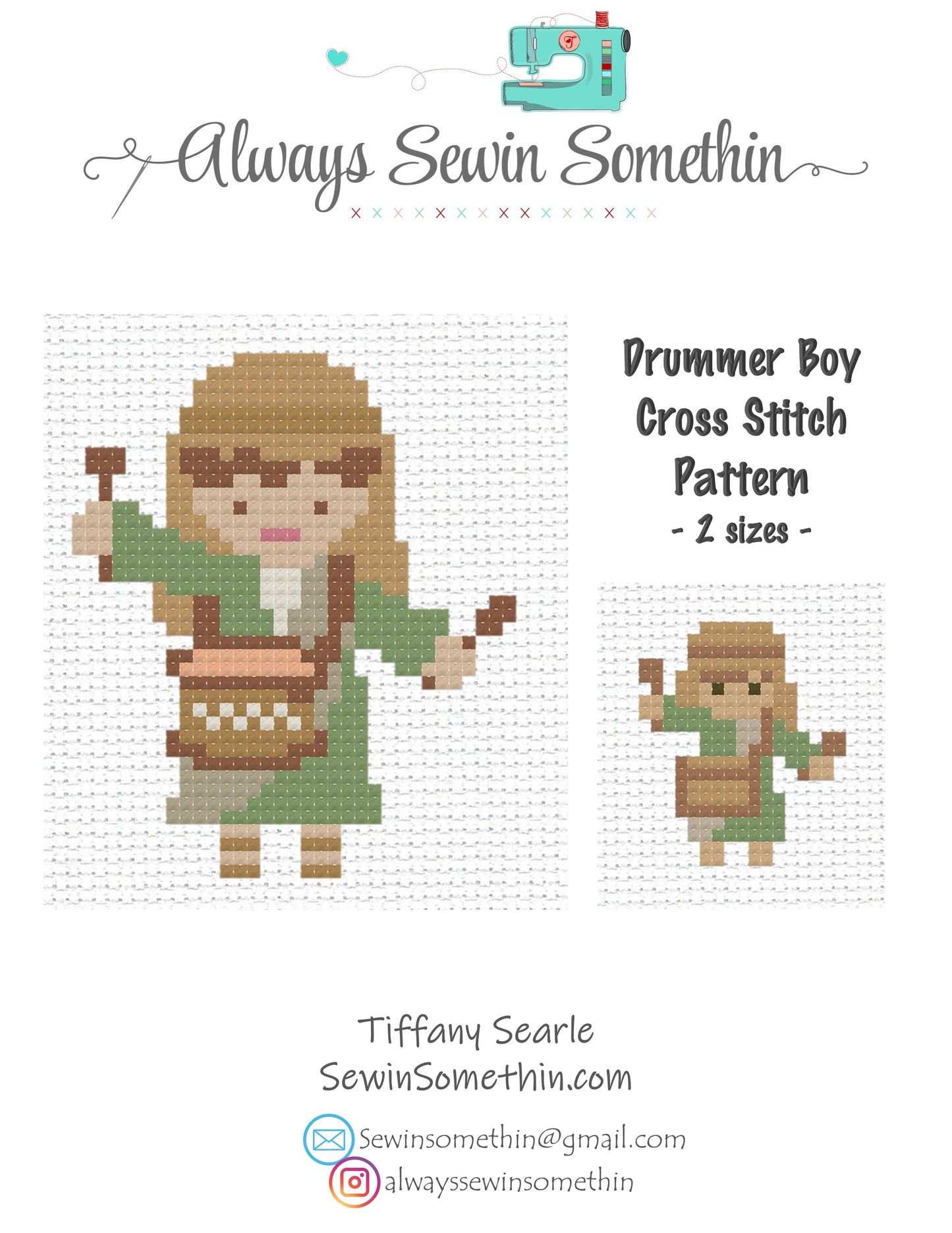 Christmas Nativity Friends PDF Pattern