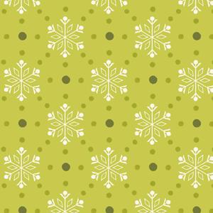 Snowflakes Green Set Charles