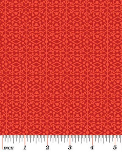 Snowflakes Red Set Charles