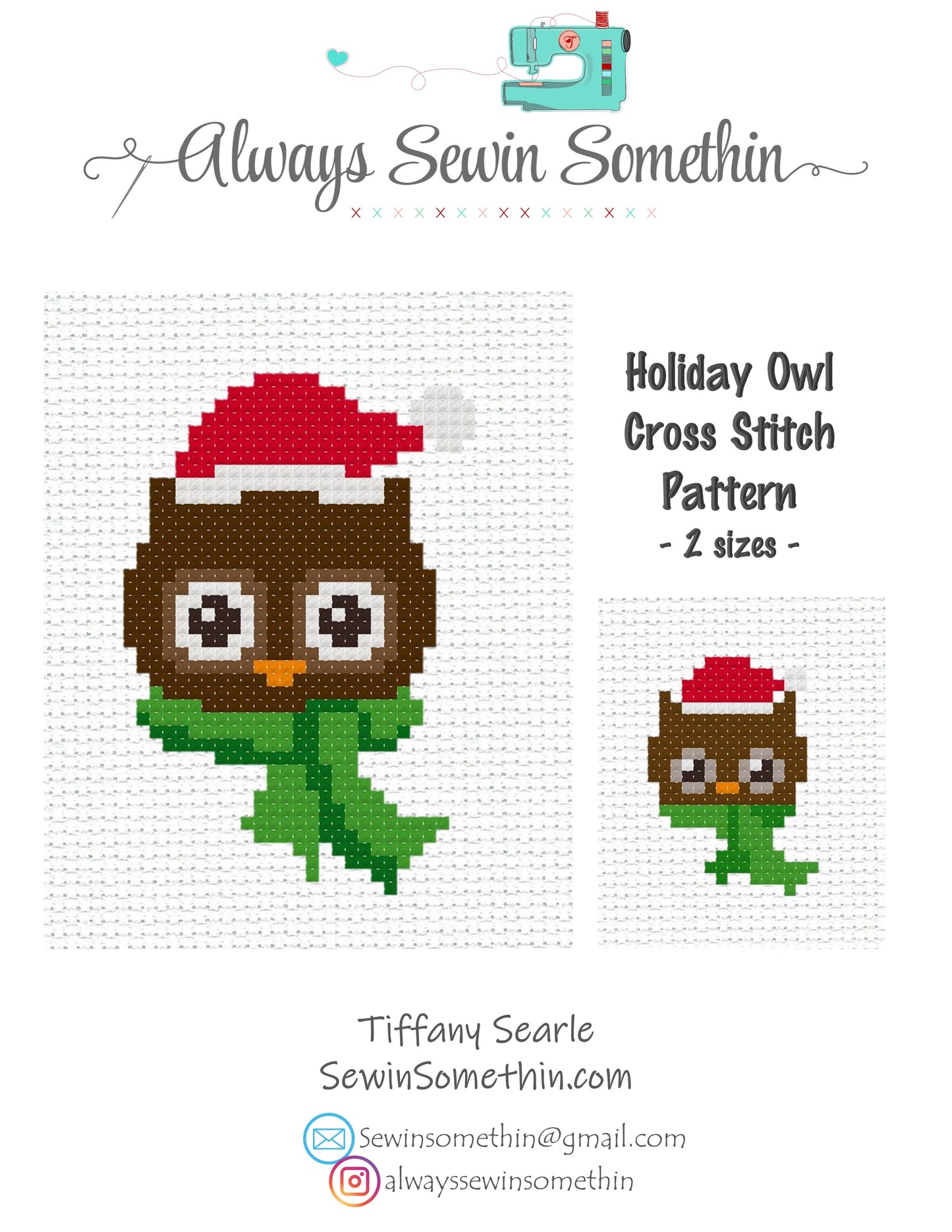 Holiday Creatures Set 2 PDF Pattern