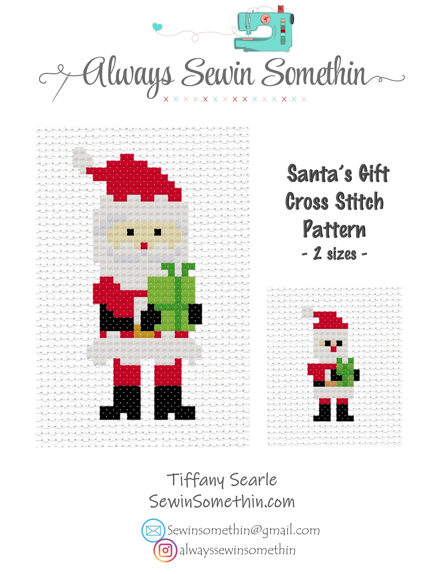 Santa Set PDF Pattern