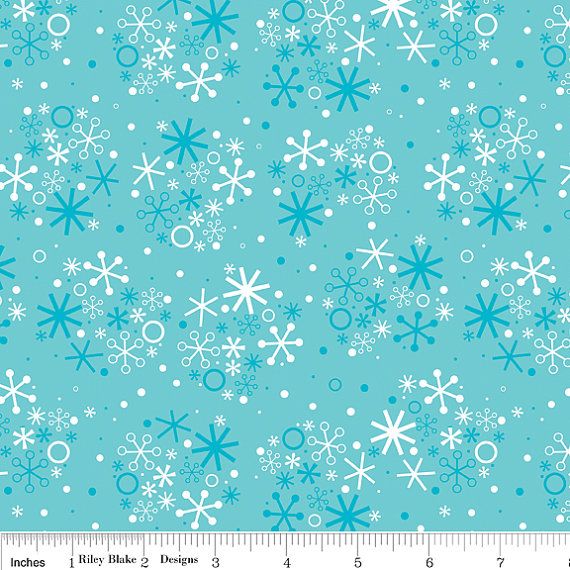 Snowflakes Blue Set Charles