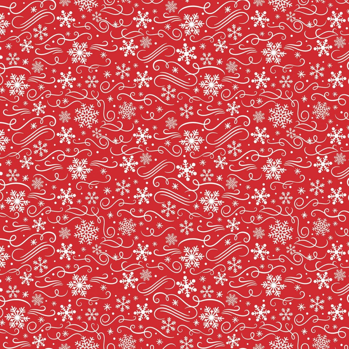 Snowflakes Red Set Charles