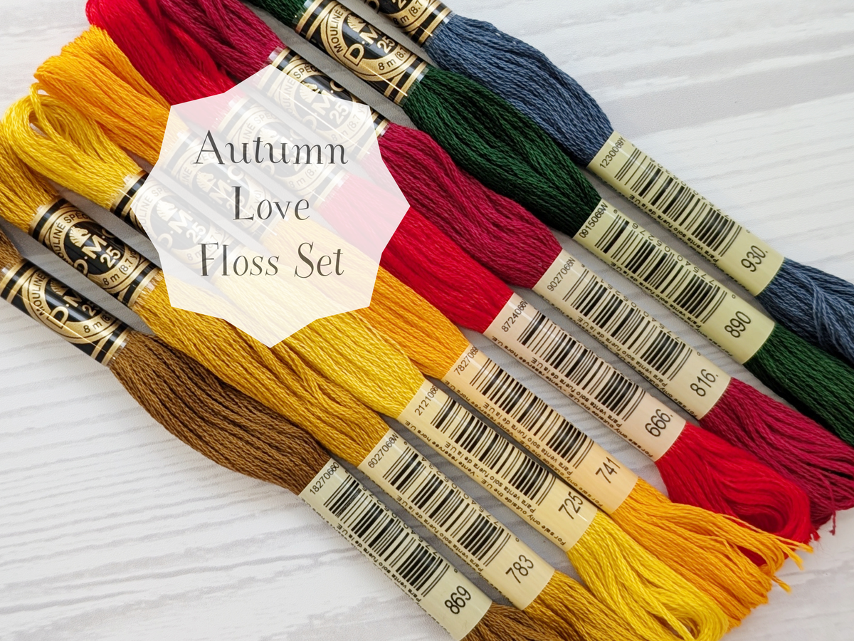 DMC floss Autumn Colors Set of 8