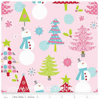 Christmas Stocking with Blank Cross Stitchable Aida Cuff | Quilted and Fully Lined - Be Merry Mix Pink
