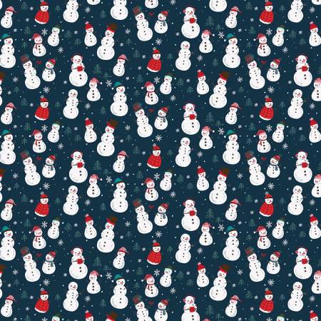 Snowmen Blue Set Original