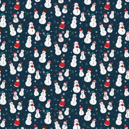 Snowmen Blue Set Original