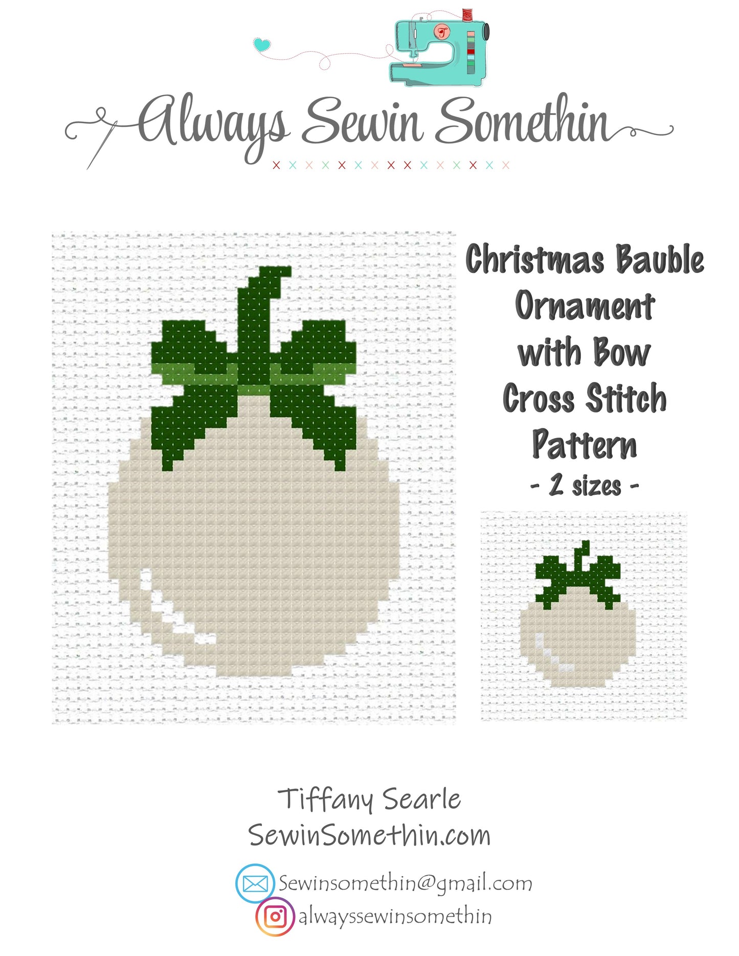 Holiday Baubles Set PDF Pattern