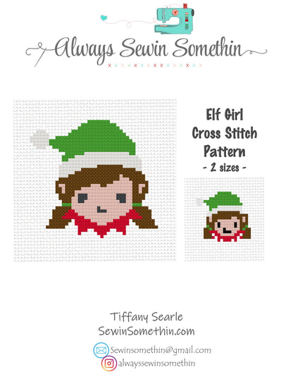 Santa's Elves and Reindeer Set PDF Pattern
