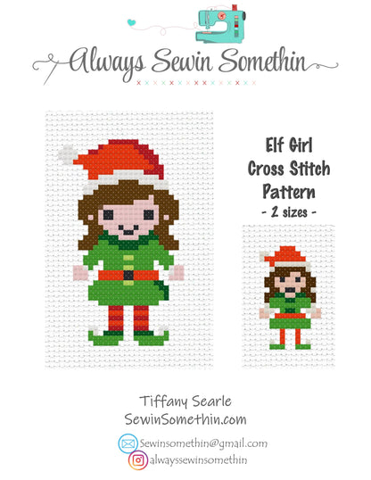 Santa's Elves and Reindeer Set PDF Pattern