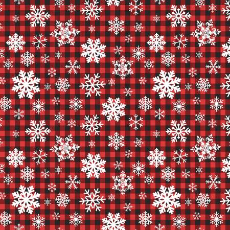 Snowflakes Red Set Charles