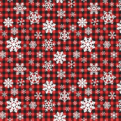 Snowflakes Red Set Charles