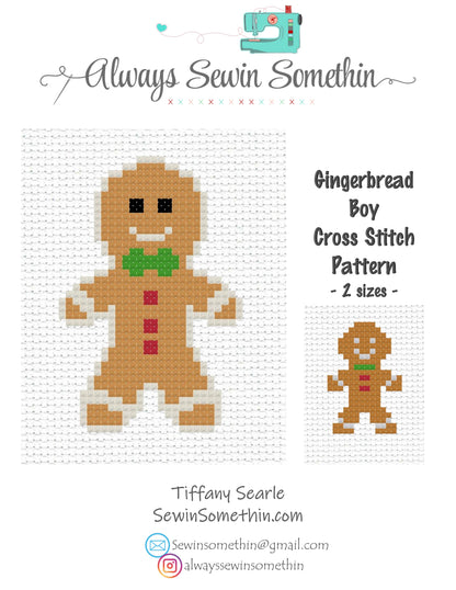 Gingerbread Set PDF Pattern