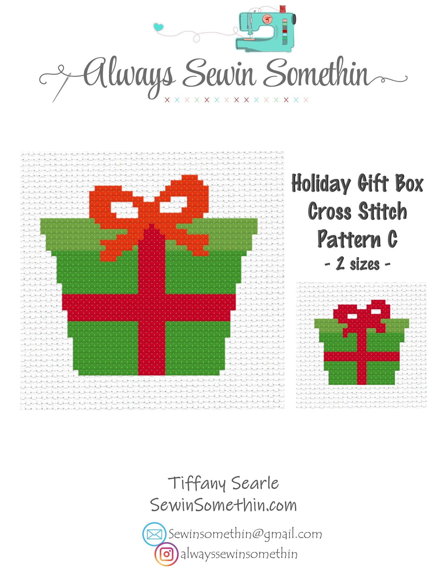Holiday Gift Box Set PDF Pattern
