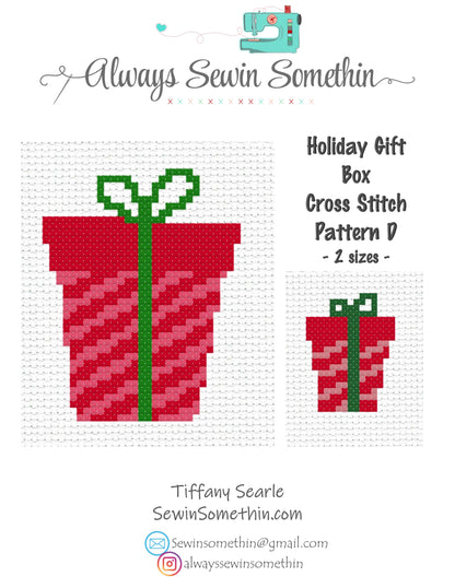 Holiday Gift Box Set PDF Pattern
