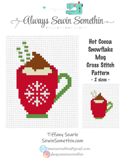 Christmas Hot Cocoa Set PDF Pattern
