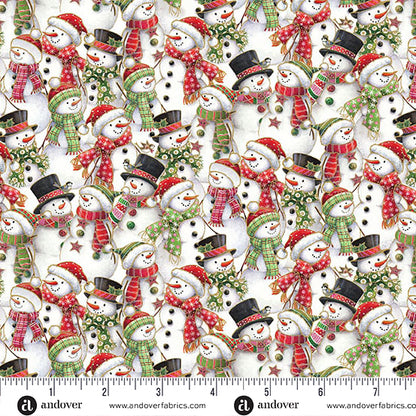 Snowmen Blue Set Original