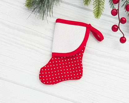 Dots Mini Stocking - Red or Green