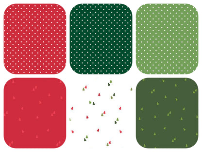 Christmas Stocking with Blank Cross Stitchable Aida Cuff | Quilted and Fully Lined - Swiss Dots Light Green
