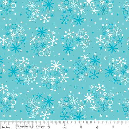 Snowflakes Blue Set Charles