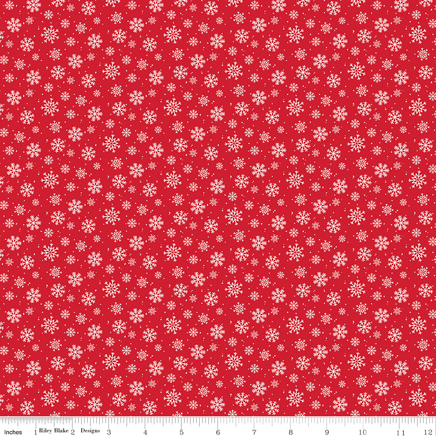 Snowflakes Red Set Original