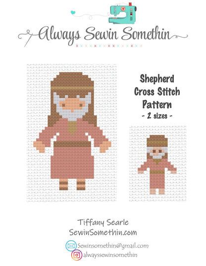 Christmas Nativity Friends PDF Pattern