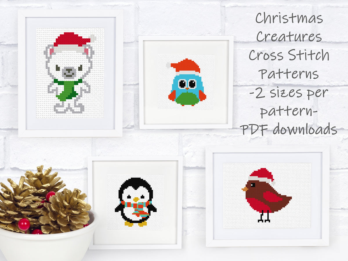 Christmas Creatures Set PDF Pattern