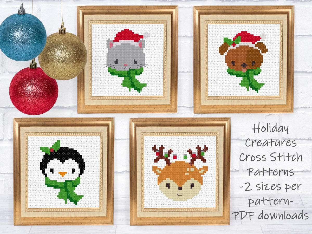 Holiday Creatures Set 1 PDF Pattern