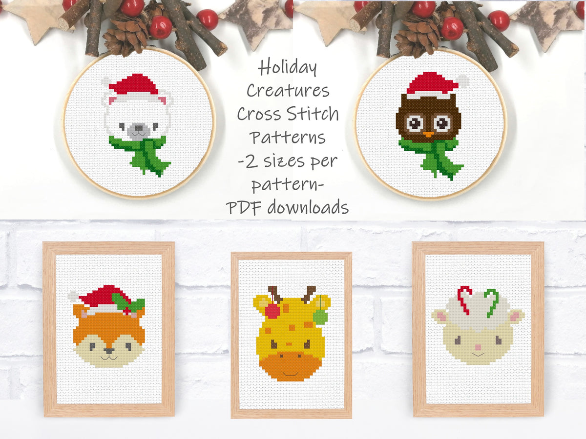 Holiday Creatures Set 2 PDF Pattern