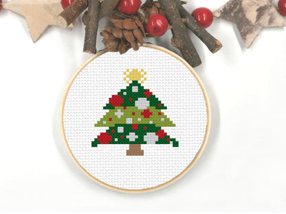 Modern Christmas Trees Set 1 PDF Pattern