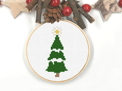 Modern Christmas Trees Set 2 PDF Pattern