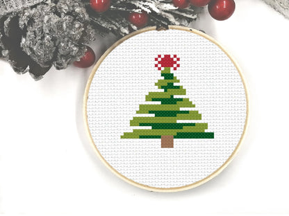Modern Christmas Trees Set 2 PDF Pattern