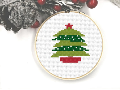 Modern Christmas Trees Set 1 PDF Pattern