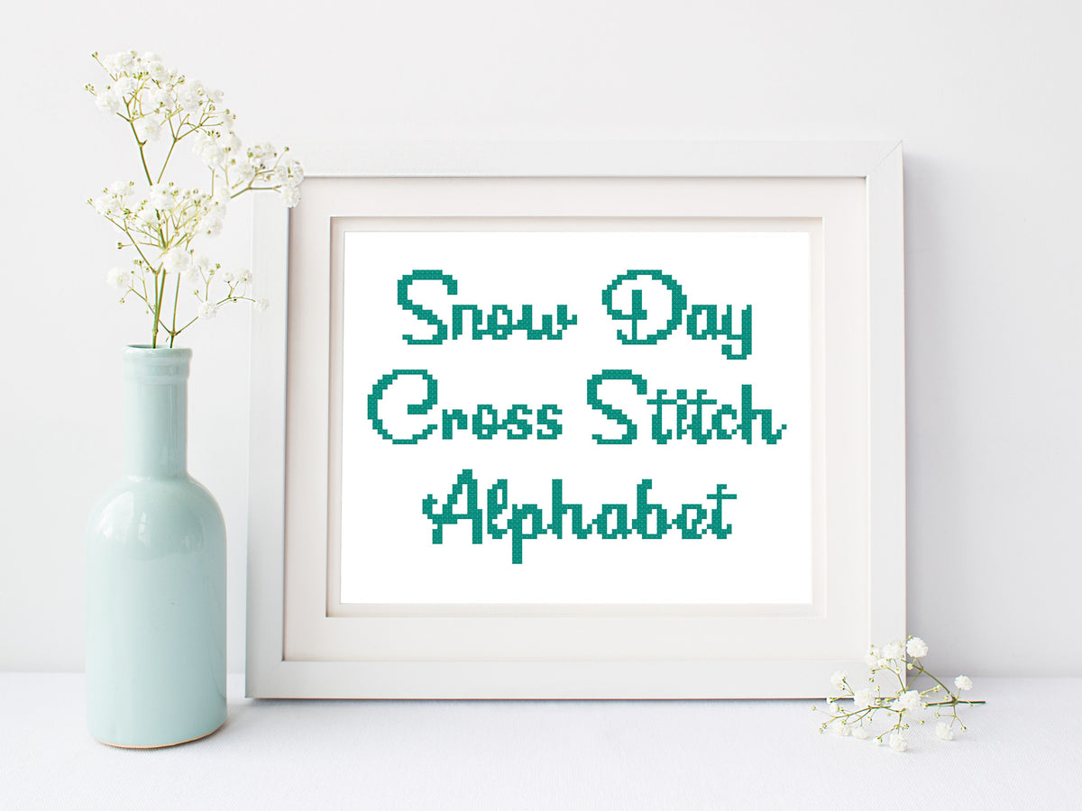 Snow Day Font PDF Pattern