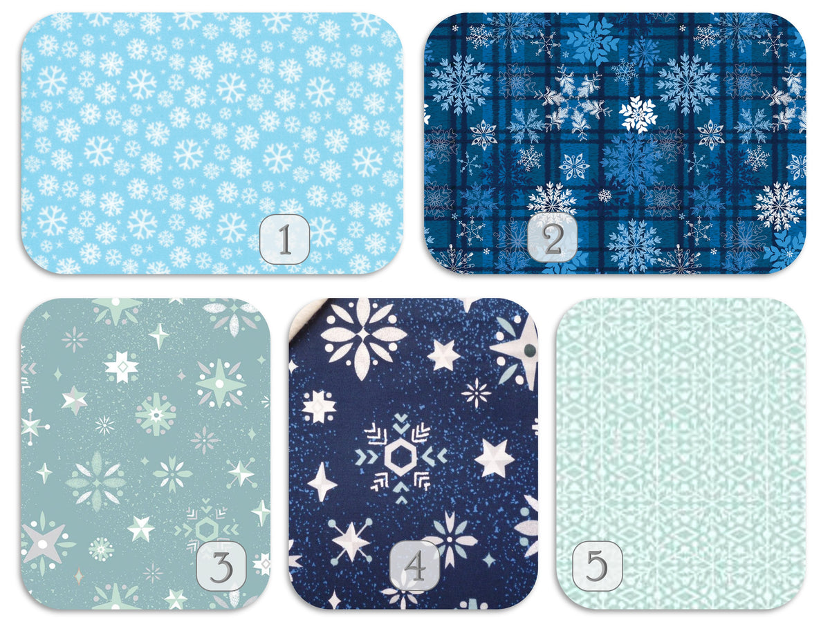 Snowflakes Blue Set Charles
