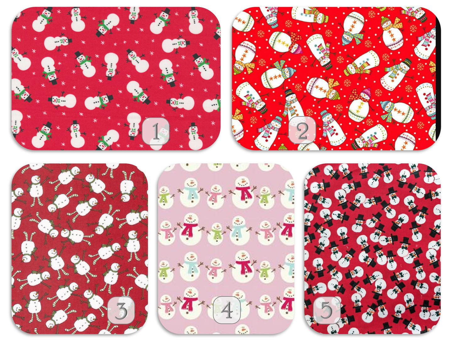 Snowmen Red Set Charles