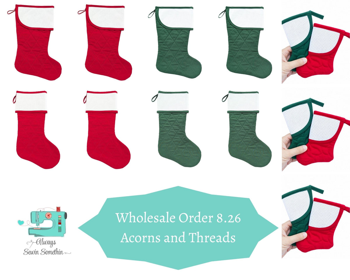 WHOLESALE Order for ACORNS AND THREADS Fall 2026