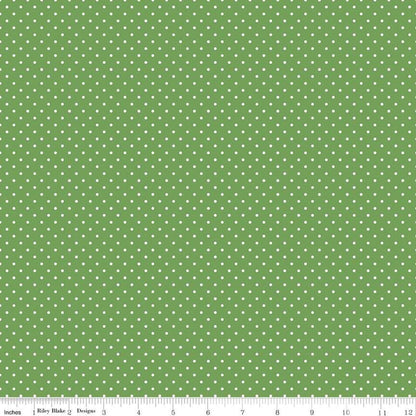 Christmas Stocking with Blank Cross Stitchable Aida Cuff | Quilted and Fully Lined - Swiss Dots Light Green