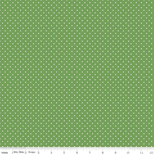 Christmas Stocking with Blank Cross Stitchable Aida Cuff | Quilted and Fully Lined - Swiss Dots Light Green