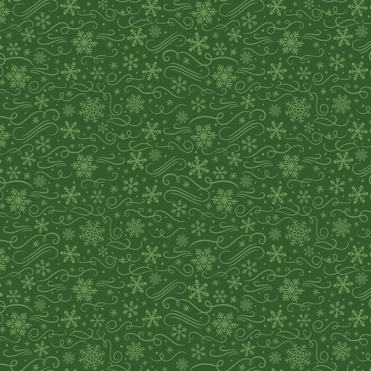 Snowflakes Green Set Charles