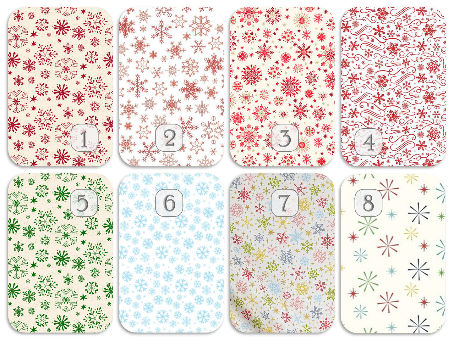 Snowflakes White Set Charles